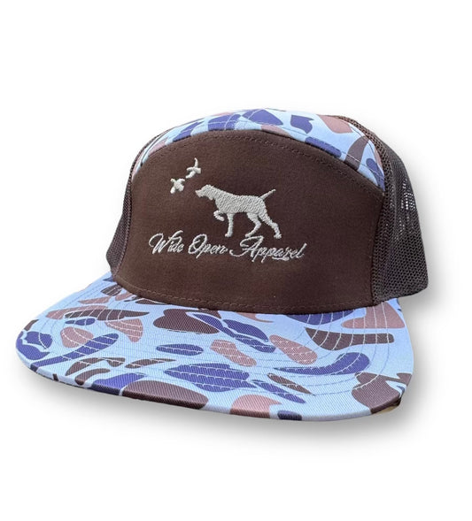 Pointer Embroidered Duck Camo 7 Panel