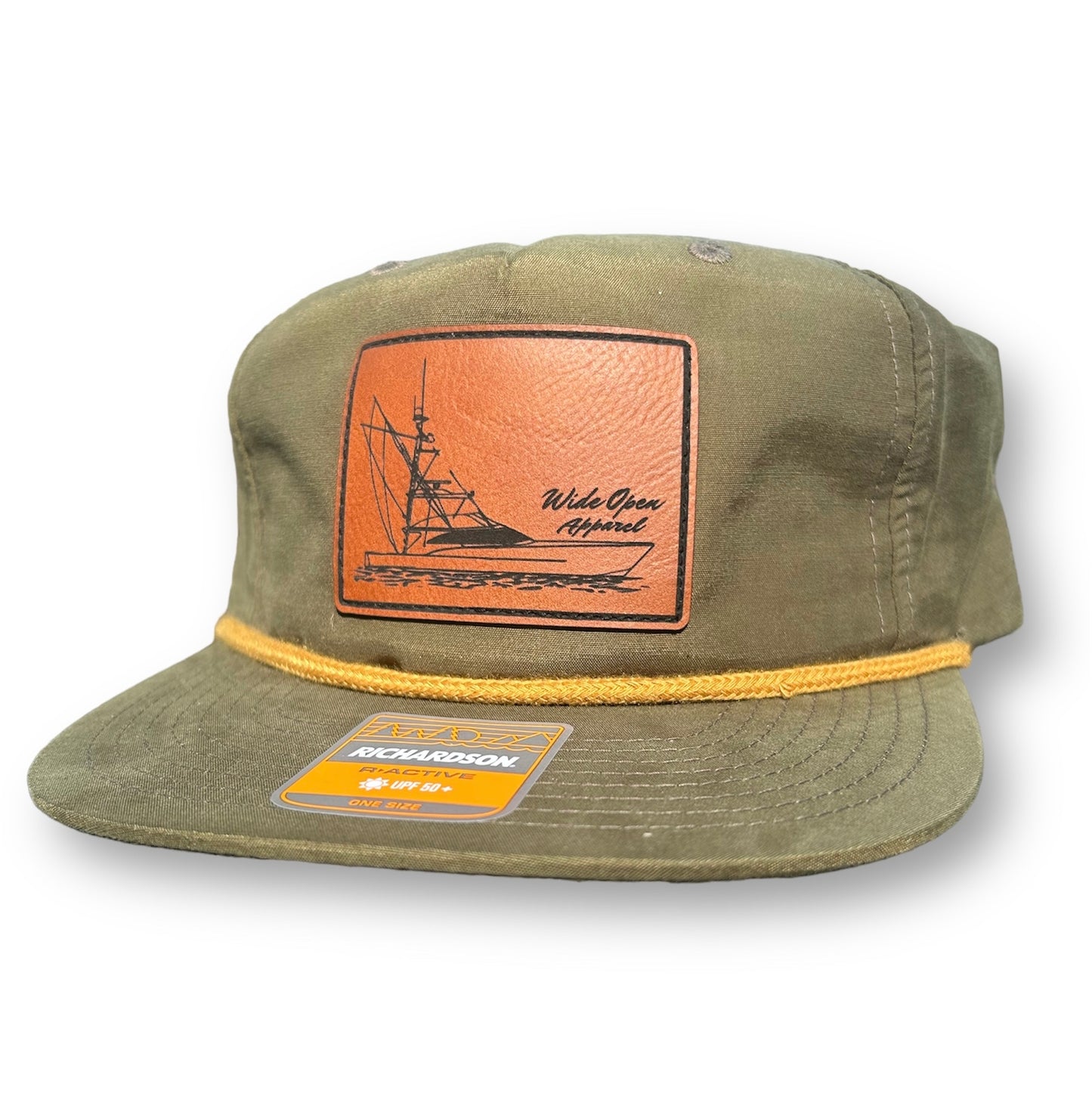Boat Patch Camp Green Rope Hat