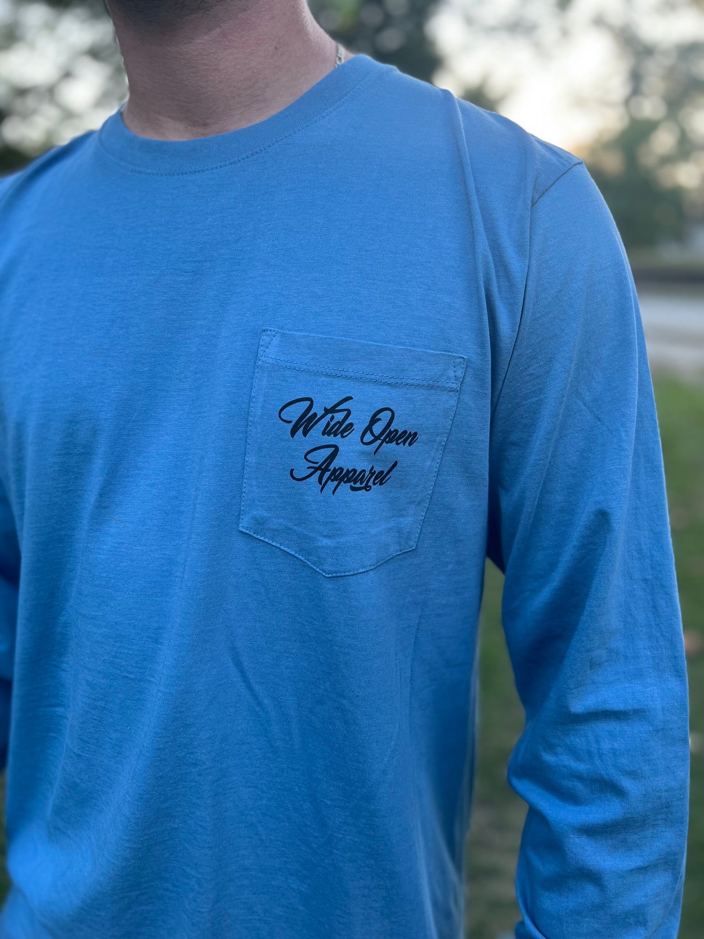 Man’s Best Friend Long Sleeve Slate Blue