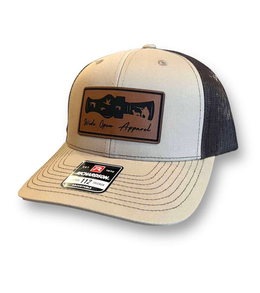 Duck Call Patch Khaki/Coffee Trucker Hat