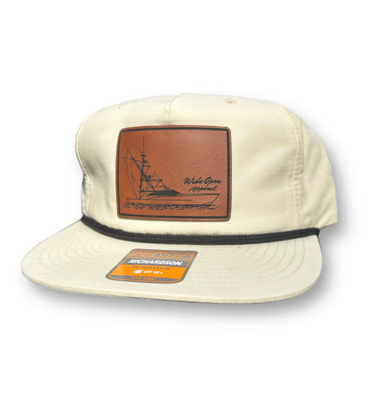 Boat Patch Cream Rope Hat