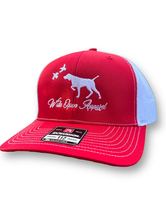Pointer Embroidered Wolfpack Trucker Hat