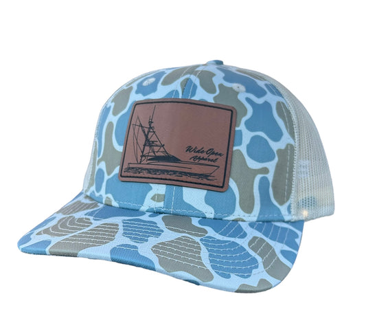 Boat Patch Pebble Camo Trucker Hat